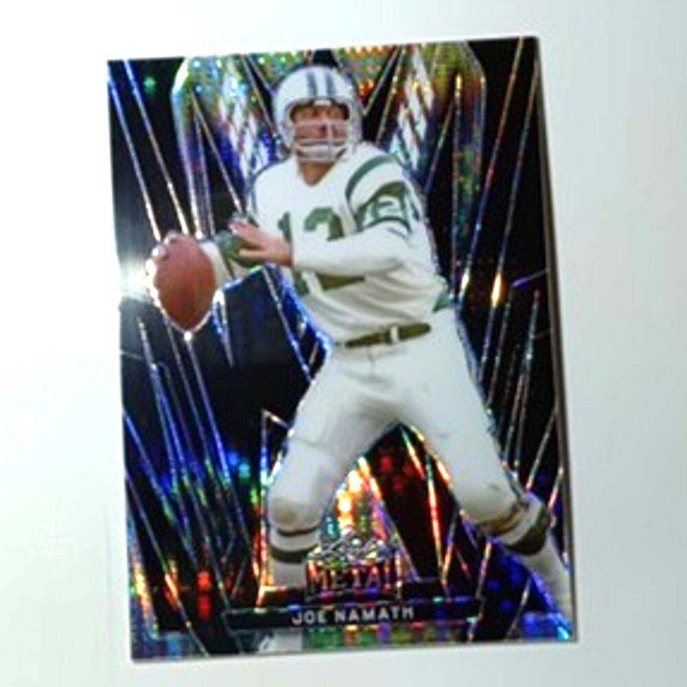 Joe Namath 6/6 2024 Leaf Metal 2024 Football Bookend